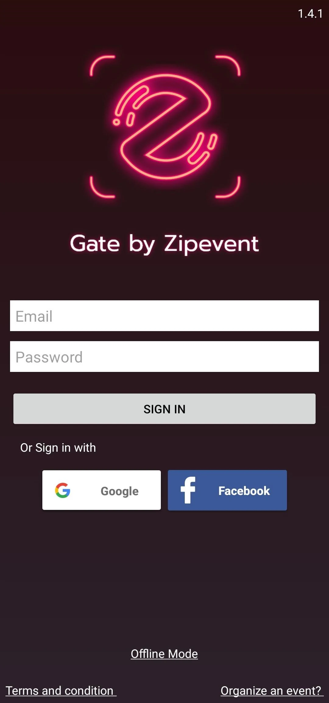Gate by Zipevent screenshot